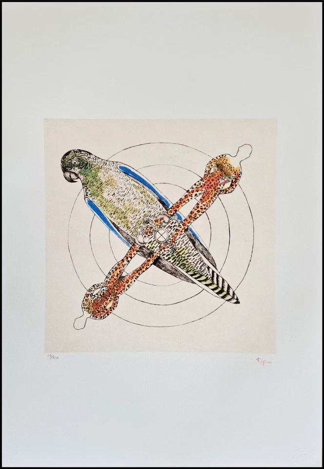 TOYEN (Marie Čermínová) *From the cycle..*70 x 50 cm*lithograph*limited # xx/250 - Bild 1 von 4