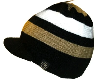 Colorado Buffaloes University Mens Zephyr Bill Beanie Winter Hat Cap New Ncaa - Image 1 of 3