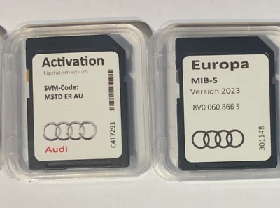 Genuine Audi A3, RS3 SAT NAV MIB-S SD Card Europe  latest 2023 - 8V0060866S - Image 1 of 2