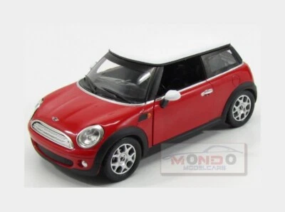 1:24 NEWRAY Mini Cooper 2006 Red NY71023R Model - Image 1 of 2