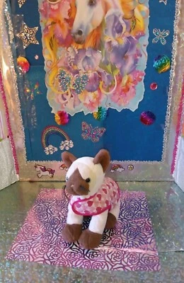 🦄Ganz / Webkinz "Siamese" Cat Cream & Brown Color w/Blue Eyes HM160 8" Plush! - Image 1 of 4