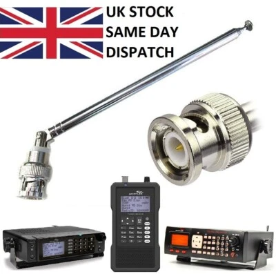 BNC Teleskop-Scanner-Antenne Whistler TRX-1E TRX-2E WS1065 WS1040 1010 VHF/UHF - Bild 1 von 4