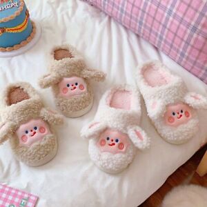 Sheep Indoor Lovely Home Use Plush Cotton Slippers Warm Cotton Slippers Female