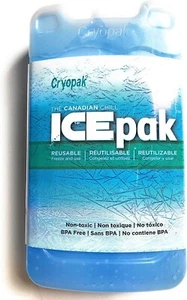 2 Cryopak "Ice Pak" Freezer Reusable Cooler Pack 7 x 4 x 1.75 in - Picture 1 of 3