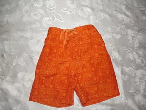 Süße Jungen JANIE und JACK Badehose/Shorts 12-18 Monate ~ orange - Bild 1 von 1
