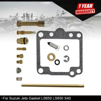 NUEVO Kit de reconstrucción de carburador para junta de chorros Suzuki LS650 LS650 S40 1986-2009 Foto 1 de 4