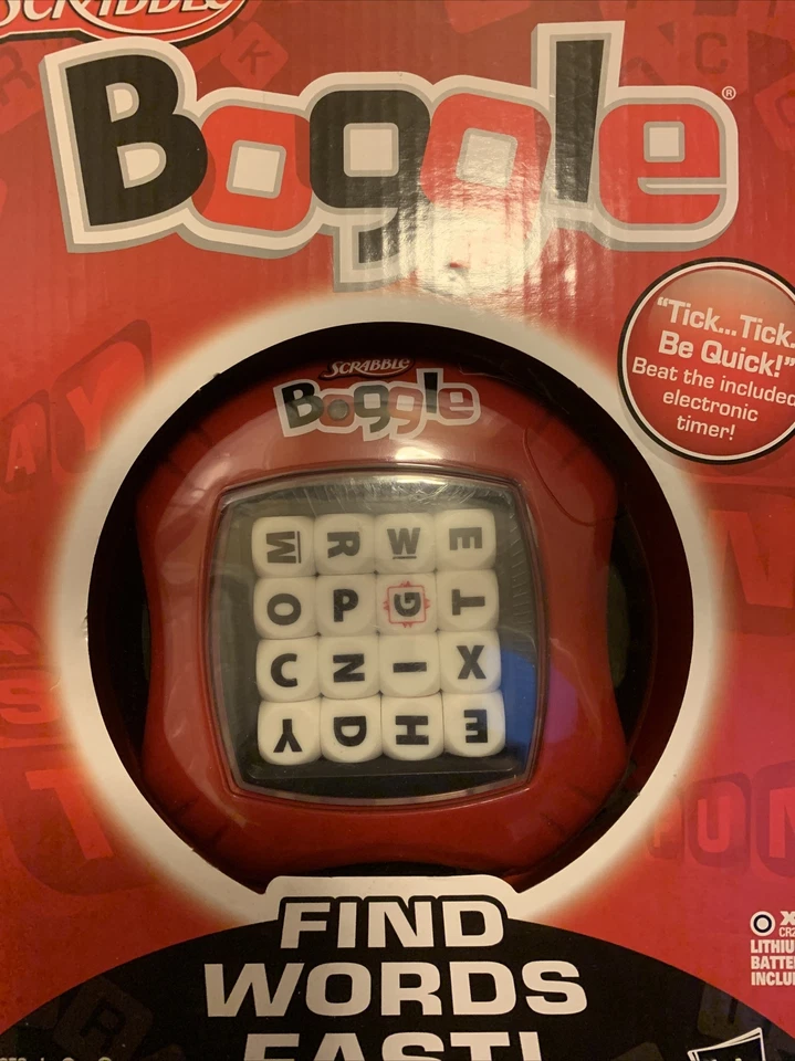 Scrabble Boggle electronic Search Find Words Family Fun Game Hasbro 2011 - Image 1 of 1