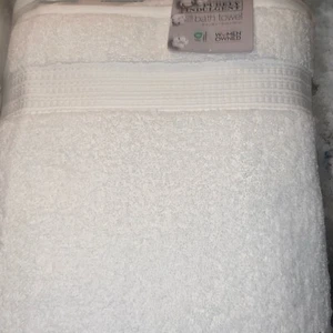 Rein verwöhnendes Öko-Tex Badetuch, weiß 30" x 58" - 100% Hygrocotton - Bild 1 von 1