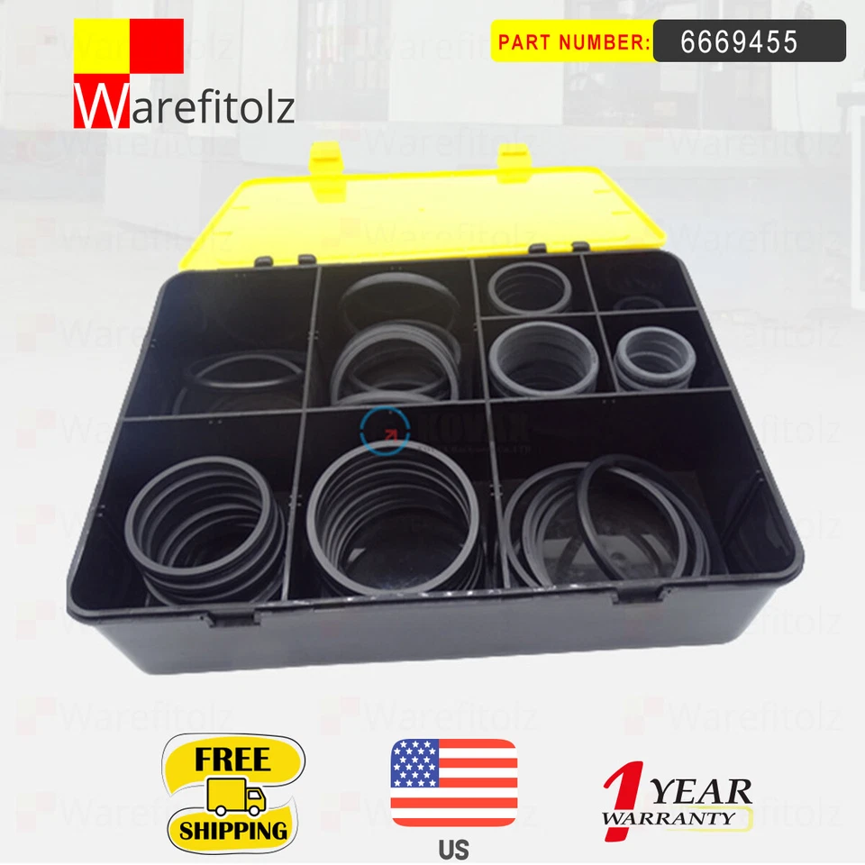 Qty80 4C4784 4C-4784 KIT DE ANILLO EN D Kit de sellado para anillo D de nitrilo de oruga NBR90  Foto 1 de 2