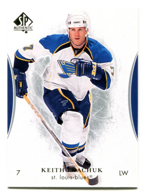 2007-08 SP Authentic Keith Tkachuk Card #68 St. Louis Blues - Image 1 of 1