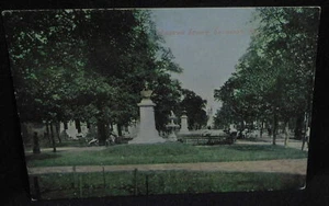 Cartolina antica Chippewa Square Savannah Georgia mai usata. - Foto 1 di 2