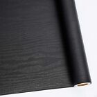 Black Wood Peel And Stick Paper 17.71 In X 1004 In Decorative Self-Adhesive S...