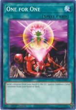 4x Lightly Played One for One - SDSA-EN027 - Common - 1st Edition - YuGiOh 