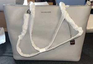 NEW Michael Kors Studio Mercer Chain Handle RARE IN GRAY Leather Tote MSRP $398 - Picture 1 of 8