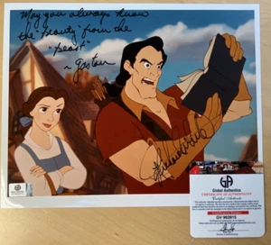 Richard White Gaston Disneys Die Schöne und das Biest Farbstill Autogramm mit Echtheitszertifikat - Bild 1 von 6