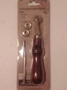 Espaciador. / Kit de Grabado Cuero 3 Torretas 1 Setter 1 Llave Hobby Lobby # 366763 - Imagen 1 de 1