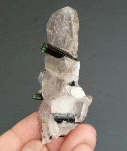 Elbaite Tourmaline With Quartz and Albaite From Staknala,Gilgit,Pakistan. - Picture 1 of 6