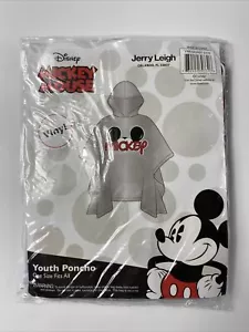 Disney Kid's Mickey Mouse Ears Rain Poncho Youth - Picture 1 of 2