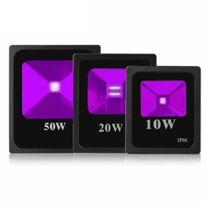 10W 20W 30W 50W Impermeable UV Fluorescente Lámpara Ultravioleta LED Luz de Inundación Fiesta - Imagen 1 de 17