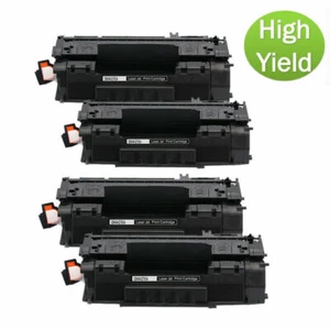 4PK Q7553X 53X Toner Cartridge For HP Laserjet 1160 1320 P2015dn High Yield Ink - Picture 1 of 7