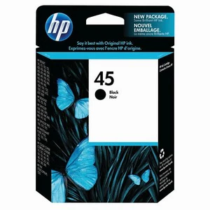 🖤 Cartouche d’encre HP 45 51645AE ABF Noir Originale Neuve 04/2007 🖨️ - Photo 1/1