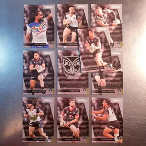 2019 NRL Traders Base Team Set (10 Cards) New Zealand Warriors - Picture 1 of 3