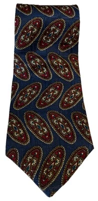 Stafford Executive Line Blue Paisley Men's Tie 100% Silk Neck Tie Made In USA - Изображение 1 из 4