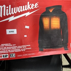 Milwaukee 336B-21L beheizbarer Damen Hoodie - schwarz, Größe Large Z707 - Bild 1 von 9
