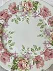 ASSIETTE PLATE EN PORCELAINE BERNARDAUD LIMOGES EUGENIE DE MONTIJO 26.5 CM