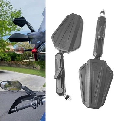 Espejo retrovisor lateral universal negro para moto para SUZUKI SERIE DR-Z Foto 1 de 4