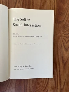 The Self in Social Interaction by Gordon, Chad - Hardcover - Bild 1 von 4