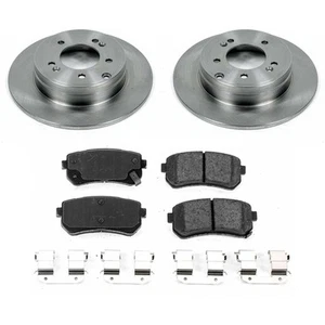 Juego de pastillas de rotores de freno de disco trasero PowerStop KOE7505 para Sonata Optima 2016-19 - Imagen 1 de 1