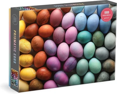 Prismatic Eggs 1000 Pc Jigsaw Puzzle, Brand New-Sealed Box! - Image 1 of 3