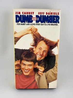 Dumb and Dumber VHS 1994 Jim Carrey Jeff Daniels New Line Home Video Comedy - Image 1 of 3