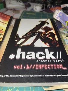 Libro extra .HACK Another Birth Vol 1 y 2 manga inglés de Miu Kawasaki Plus - Imagen 1 de 3