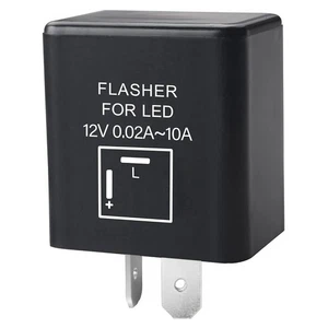 Motorcycle Flasher Hazard RELAY For LED Indicators With Flash Rate 2 PIN 12V - Picture 1 of 7