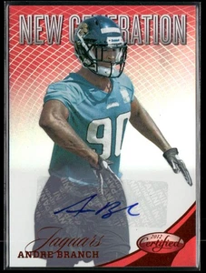 2012 Panini Certified #252 Andre Branch Mirror Red Signatures - Bild 1 von 2