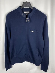 Members Only Cotton Knit Bomber Iconic Jacket Zip size L - Picture 1 of 12