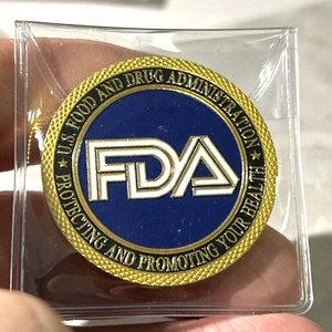 Moneda de desafío de la Administración de Alimentos y Medicamentos de EE. UU. de la FDA - Imagen 1 de 6
