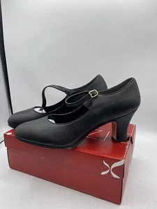 Capezio 653  Black Manhattan Dance Theater Character Shoe,  Women's US 11 M - Picture 1 of 12