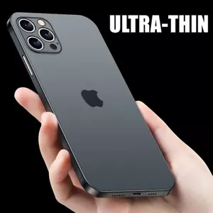 Coque Etui Blanc Noir Ultra Mince pour iPhone 15 16 Plus Pro Max Mince et Légère - Photo 1 sur 9