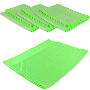 GLASTUCH SPIEGELTUCH PROFI XL 4 Stück 50 x 70 cm grün Fenstertuch Mikrofasertuch - Bild 1 von 4