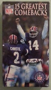 nfl 15 GREATEST COMEBACKS VHS VIDEOTAPE NEW - Imagen 1 de 1