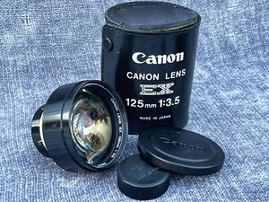 Canon Lens EX 125mm 1:3.5, EXCELLENT + Super-Clear Optics - Picture 1 of 8