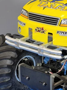 Aluminum Front Top Animal Bumper Bar Guard Mount Tamiya 1/10 TXT-1 TXT1 Truck - Picture 1 of 6