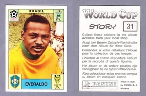EVERALDO Figurine Panini WORLD CUP STORY (Mexico 70) STICKER EXCELLENT - Imagen 1 de 3