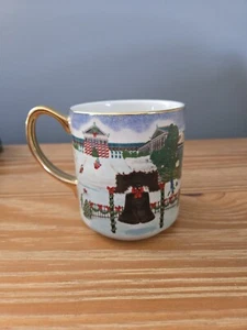 Anthropologie Holiday in the City Mug 2024 Philadelphia 13 oz. 4" New - Picture 1 of 10