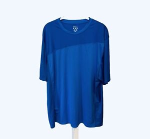 NWOT Wilson Athletic Shirt Top XXL Mens Logo Short Sleeve Sports Activewear Blue