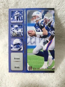 2002 Upper Deck Tom Brady segundo año tarjeta de sincronicidad #SY-9 - Imagen 1 de 2