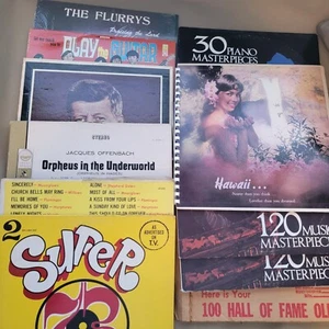 11 Vinyl LP Records Music Piano Masterpieces Great Gold Hits Oldies John Kennedy - Picture 1 of 24